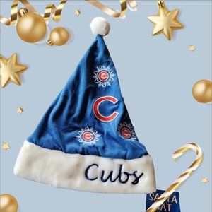 CHICAGO CUBS MLB BASEBALL Santa Hat NWT